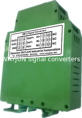 China WAYJUN 3000VDC isolation DC current/voltage Conditioners(two in two out) Green DIN35 signal converter supplier