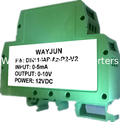WAYJUN  3000VDC Isolation DC current/voltage signal Conditioners Green isolation amplifier DIN35  CE approved supplier