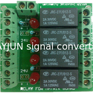 WAYJUN 4-channel dry contact relay isolated board DI/DO Isolation signal converter green supplier