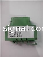 3000VDC Isolation 4-20mA/0-75mV to 0-10V Green isolation amplifier DIN35  CE approved WAYJUN supplier
